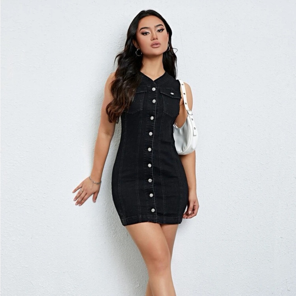 Bodycon denim dress